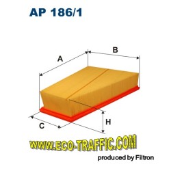 ФИЛТРИ ФИЛТРОН/ AP186/1 ВЪЗДУШЕН ФИЛТЪР/AP 186/1